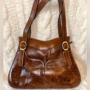 Patricia Nash "As Is" brown leather bag